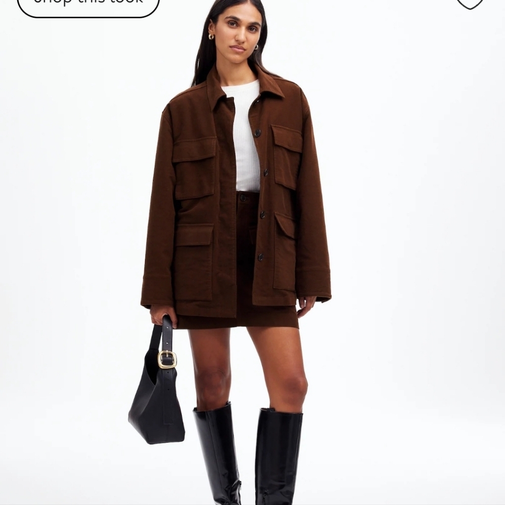 Madewell Flap-Pocket Field Jacket NWT NT117 SZ L - Picture 2 of 11